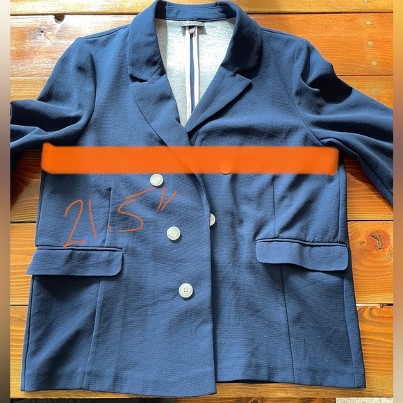 Topshop Navy Blazer - Picture 5 of 6